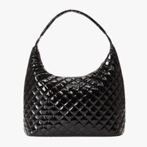 NWT - MZ Wallace Black Lacquer Shoulder Bag